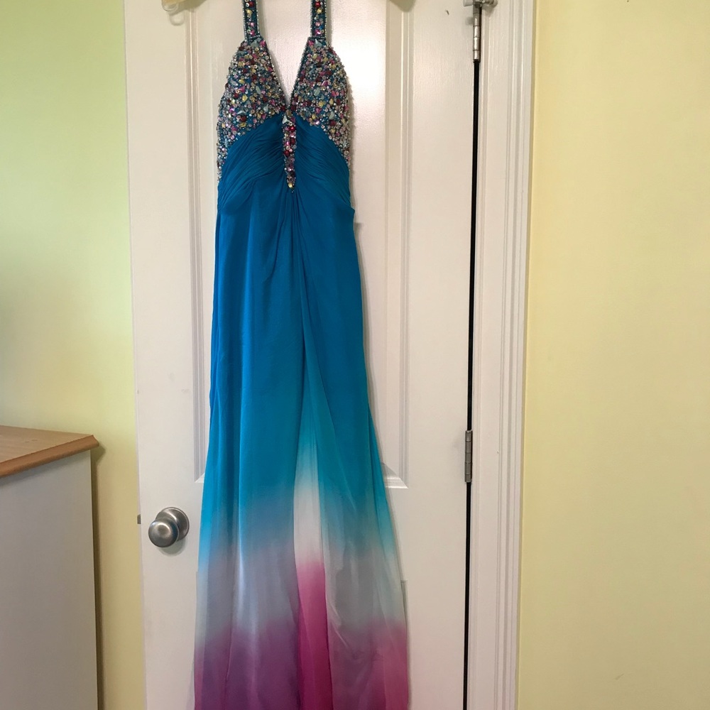 Jazz Couture Long Prom Dress - Picture 5 of 8